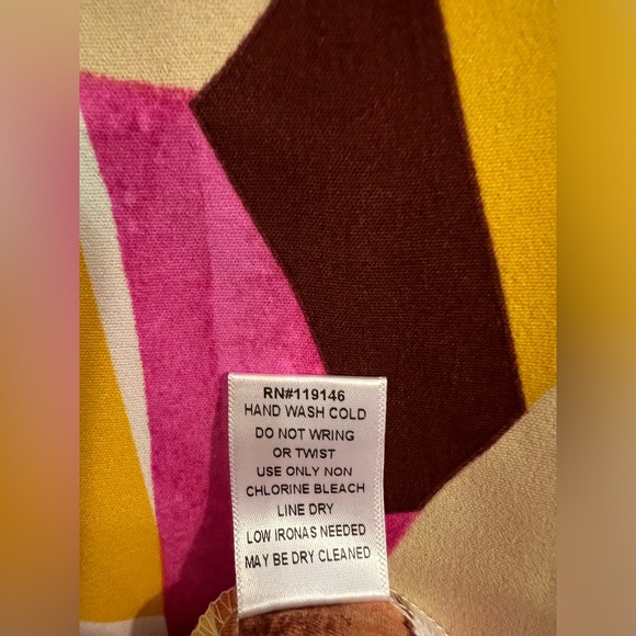 JODIFL Clare Print V neck colorful Dress - Picture 2 of 3